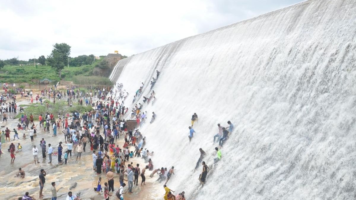Youth tries to climb dam in Karnataka, falls 30 feet