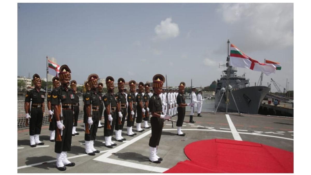 Indian Navy's INS Kolkata affiliated to Mahar Regiment