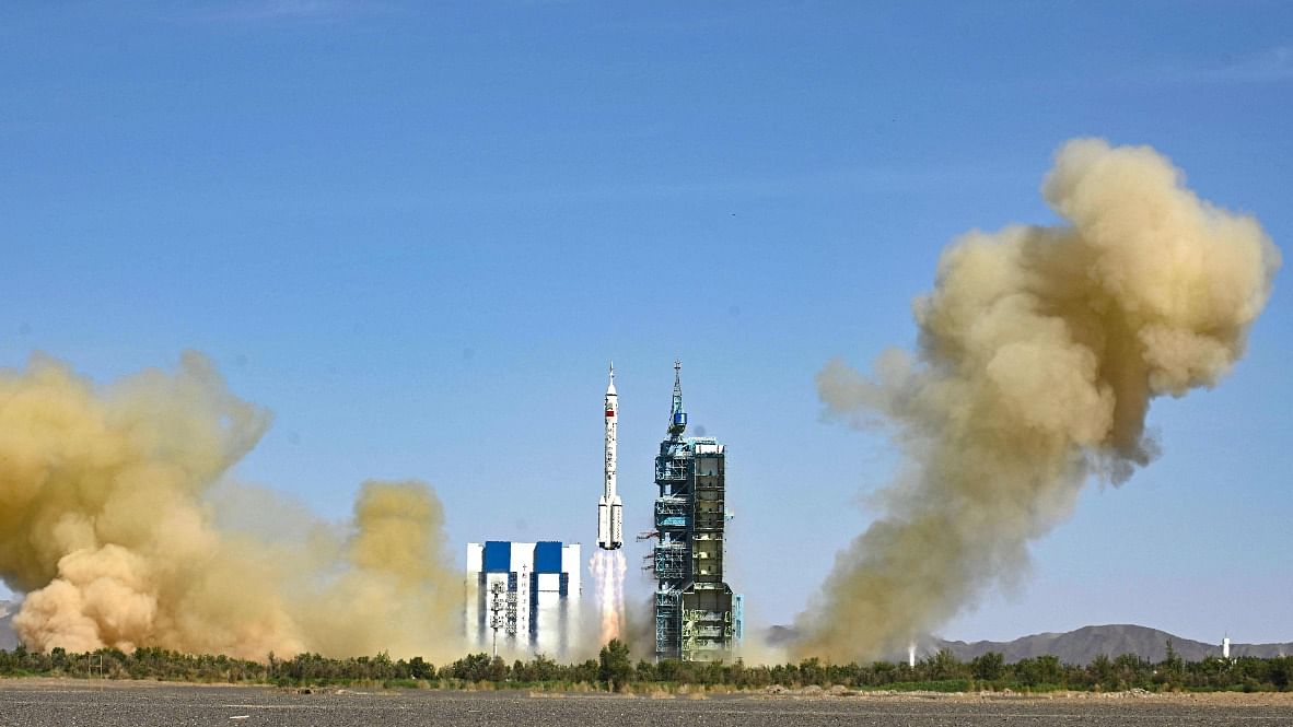 3 astronauts enter China's space station module after successful launch