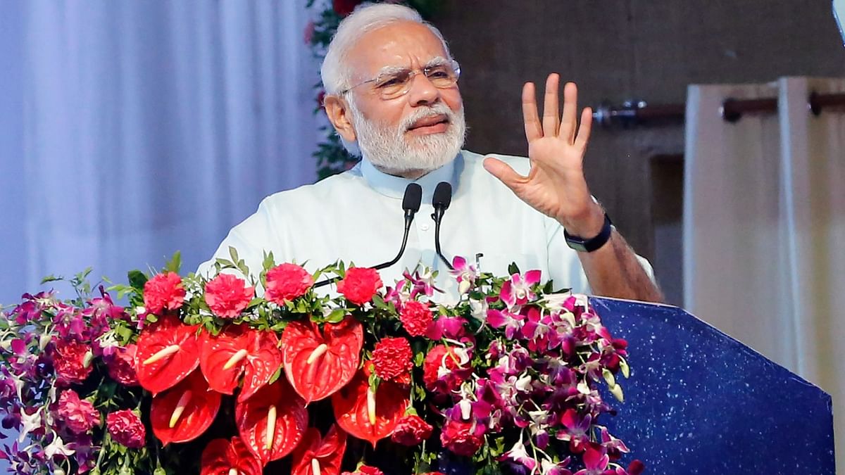 PM Narendra Modi takes dig at Congress for not doing enough in state’s tribal area