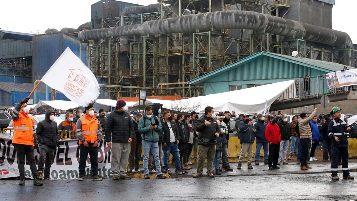 Workers strike at world's largest copper producer, Chile's Codelco
