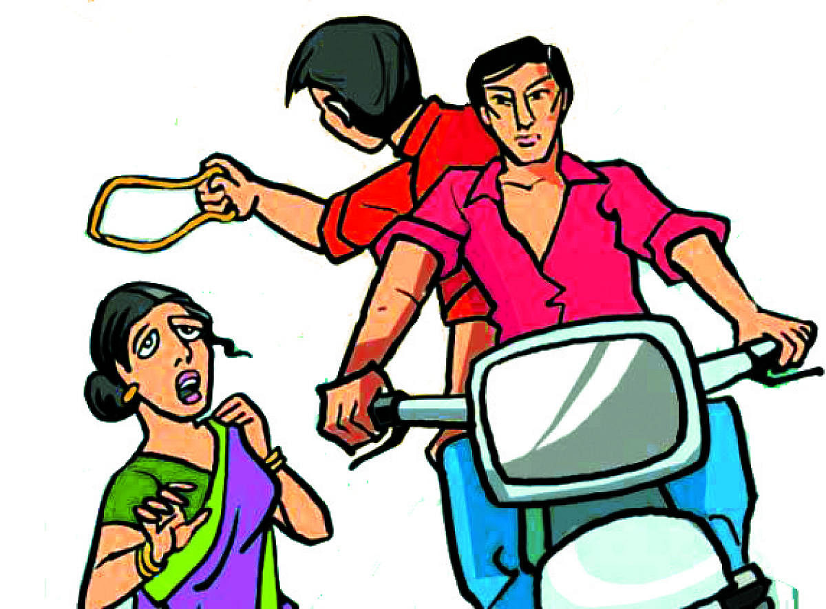 Scooter-borne trio snatch gold chain from morning walker in Bengaluru