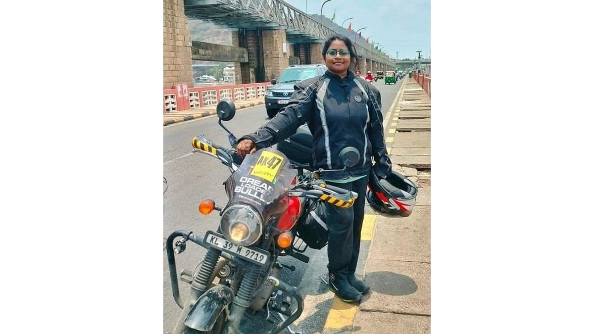 Kerala RJ and single mother on a solo bike ride across India for defence widows