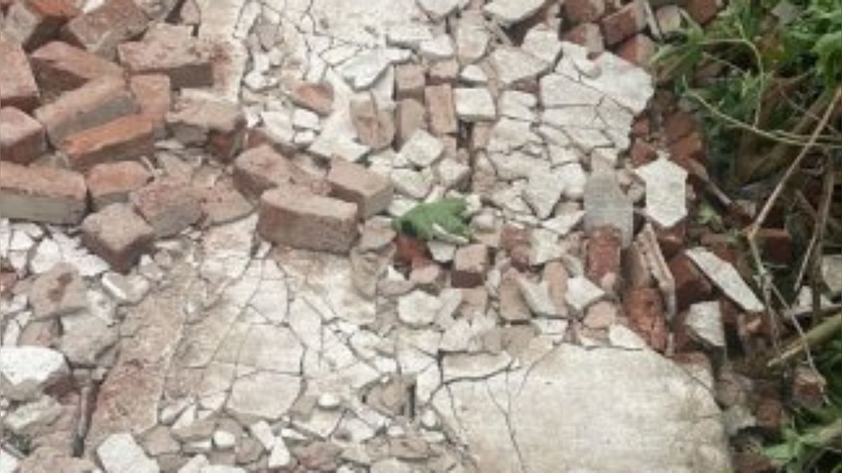 Wall collapse kills duo peeing near disputed building