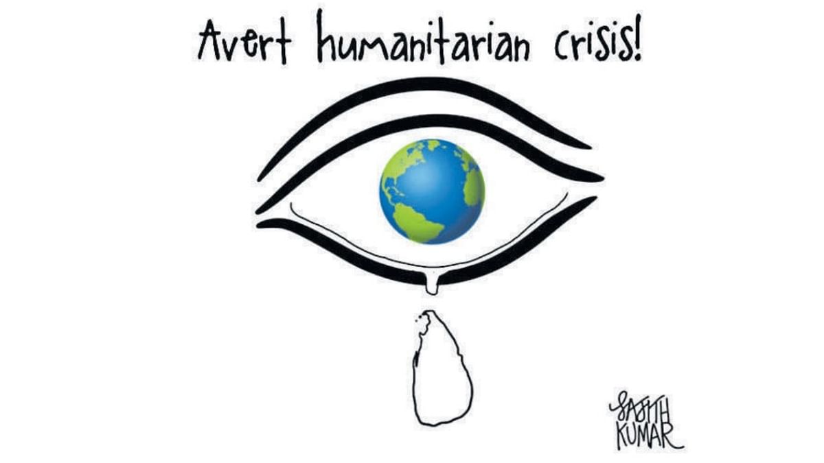 DH Toon | Sri Lanka: Avert humanitarian crisis!