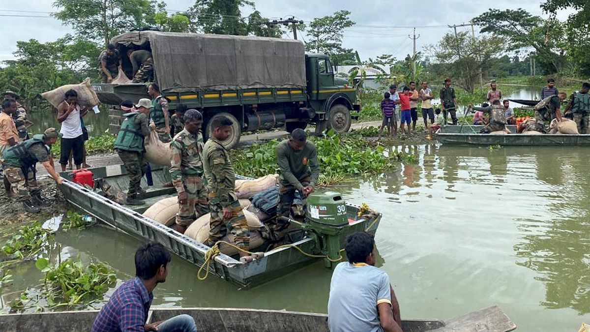 Flood situation in Assam improves; 10,000 remain affected