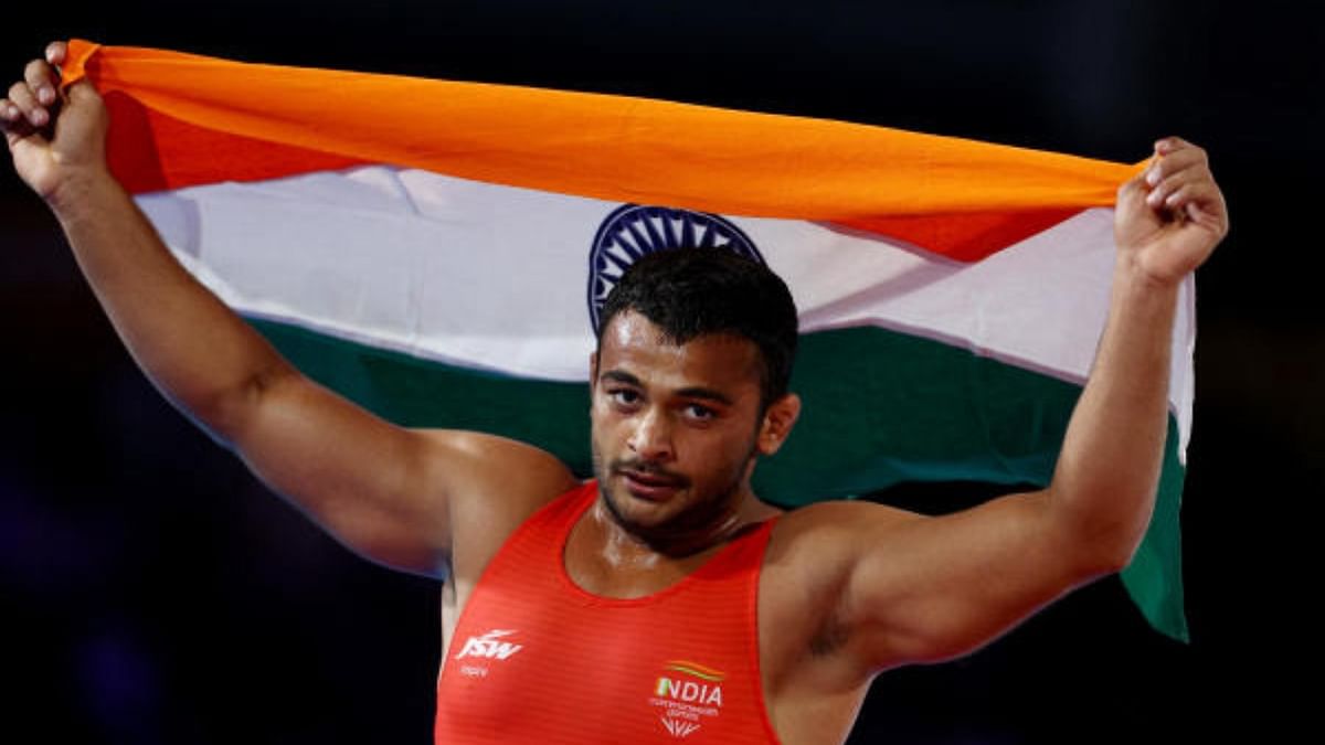 CWG 2022: Wrestler Deepak Punia wins Indo-Pak bout, bags third gold for India