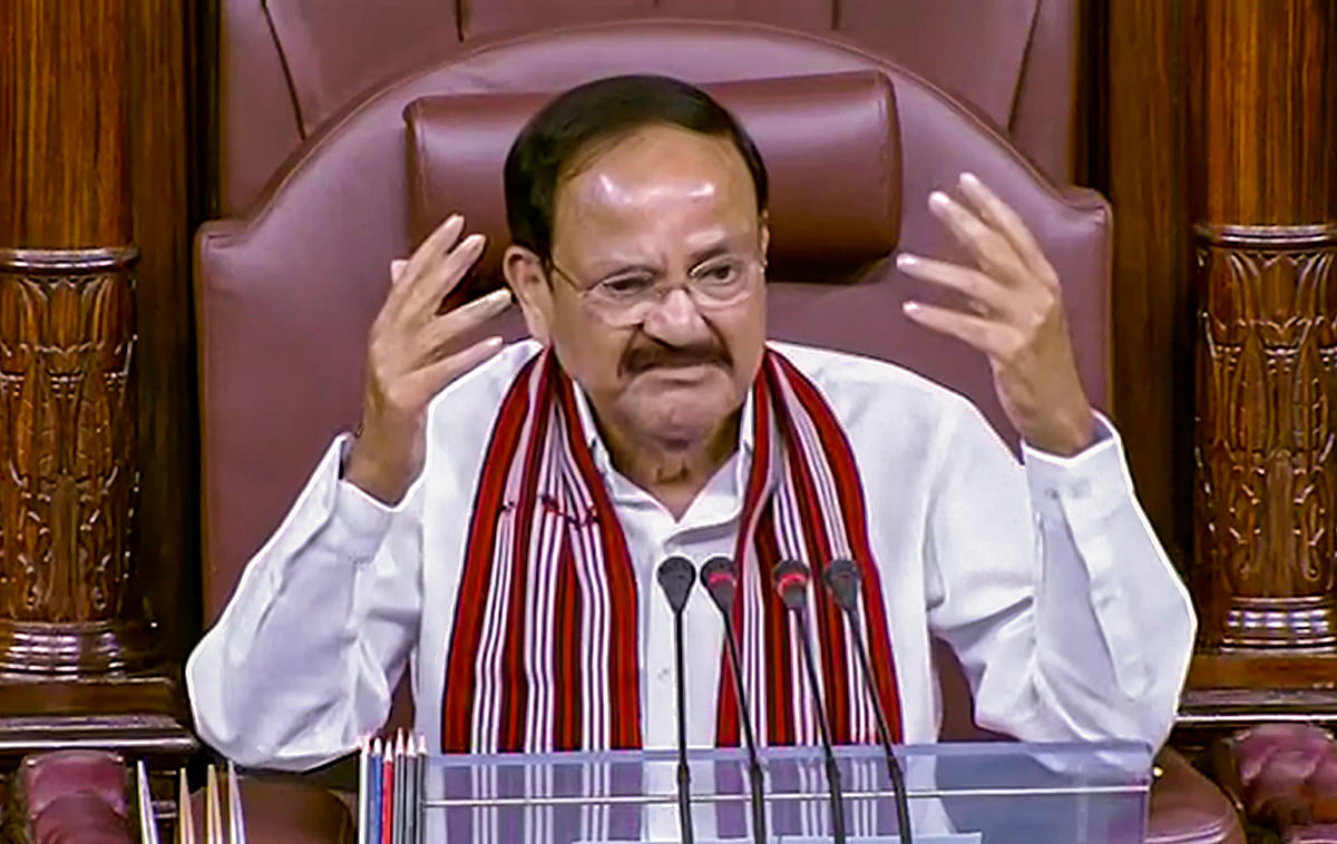 Never aspired to be President, won't become a dissident: Naidu at his farewell