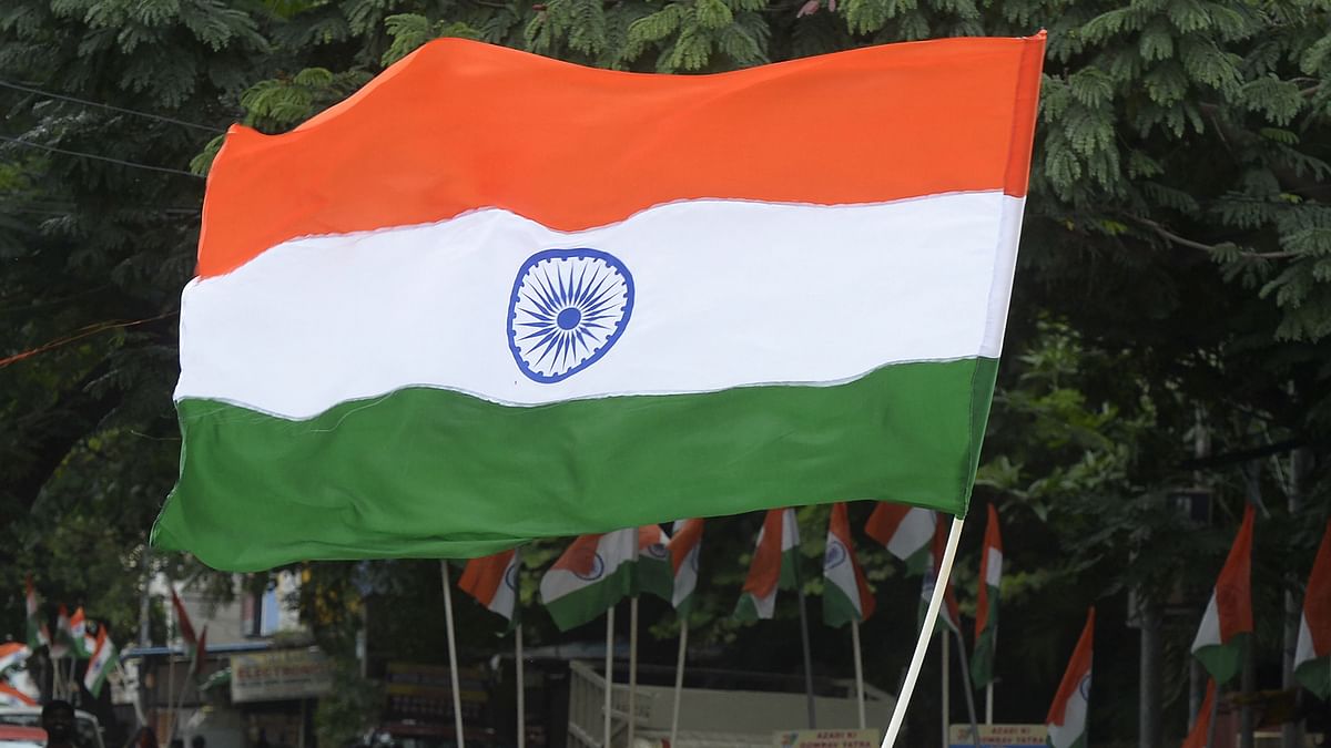 ‘Disfigured’ national flags hoisted in Bihar; BJP protests