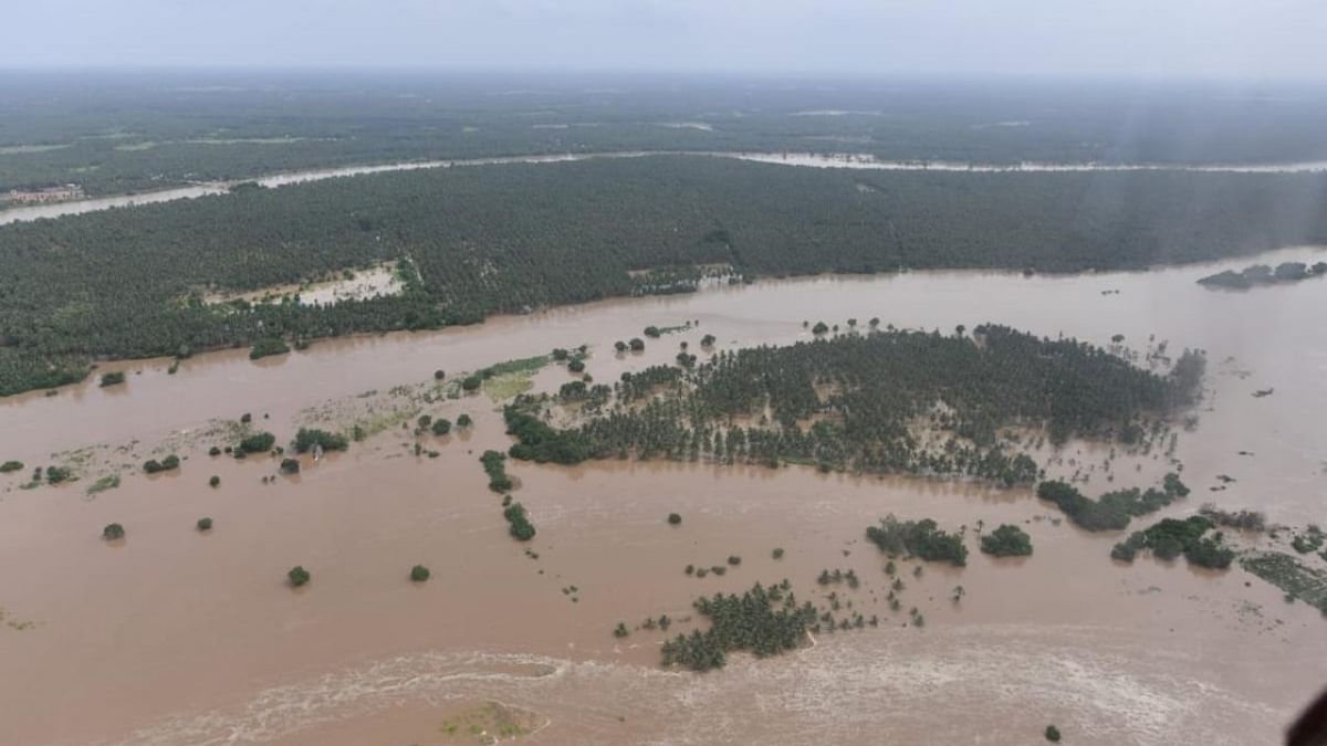 Second warning issued as Godavari flood surge continues in Andhra Pradesh