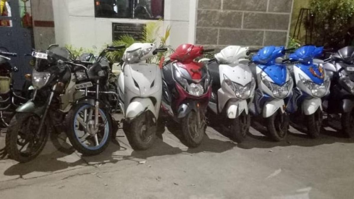 Bengaluru Police recover 11 two-wheelers from vehicle lifters