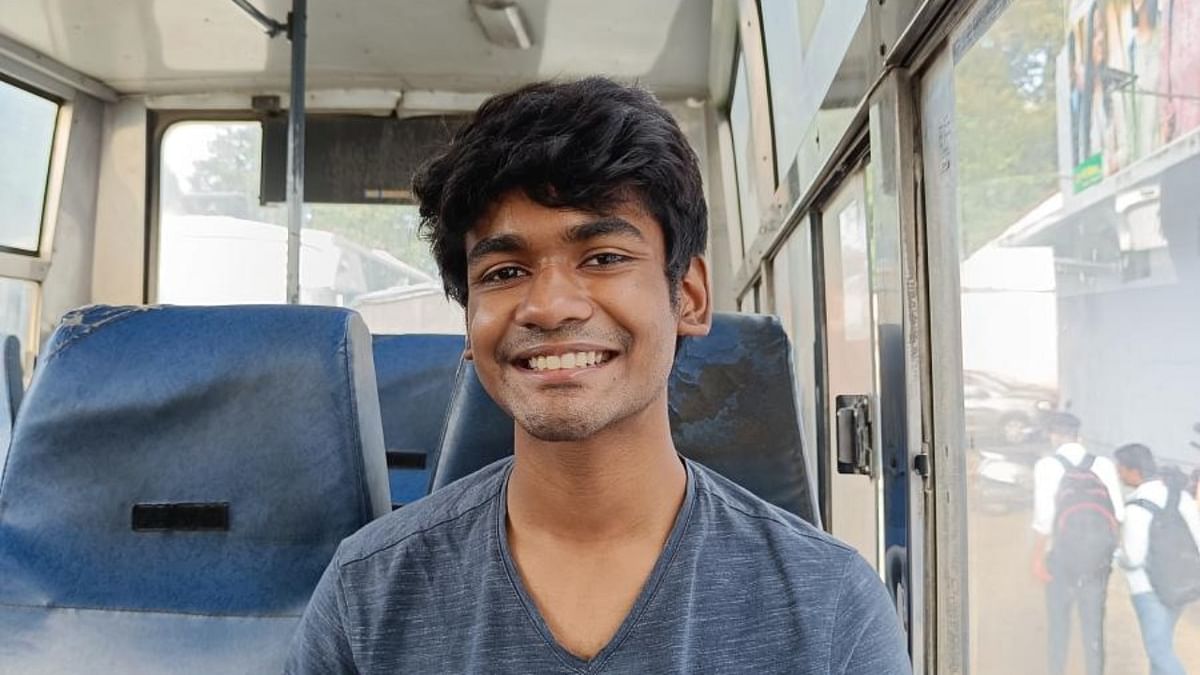 Student lists bus routes to and from Sarjapura