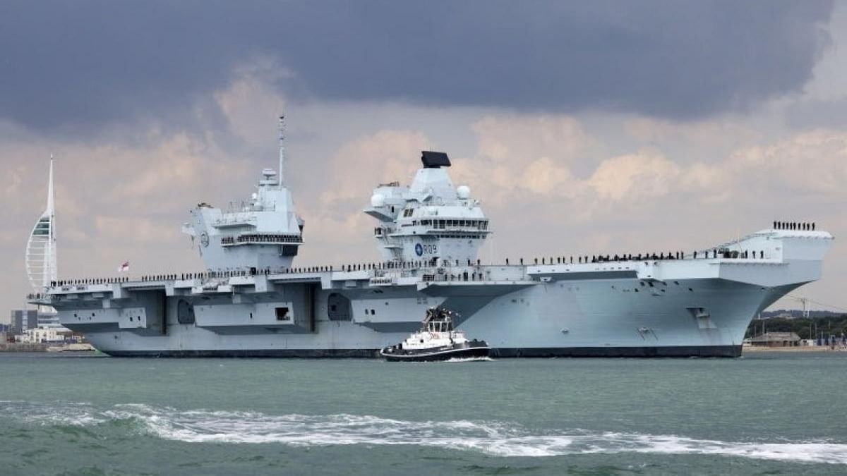 UK's biggest aircraft carrier breaks down on way to US