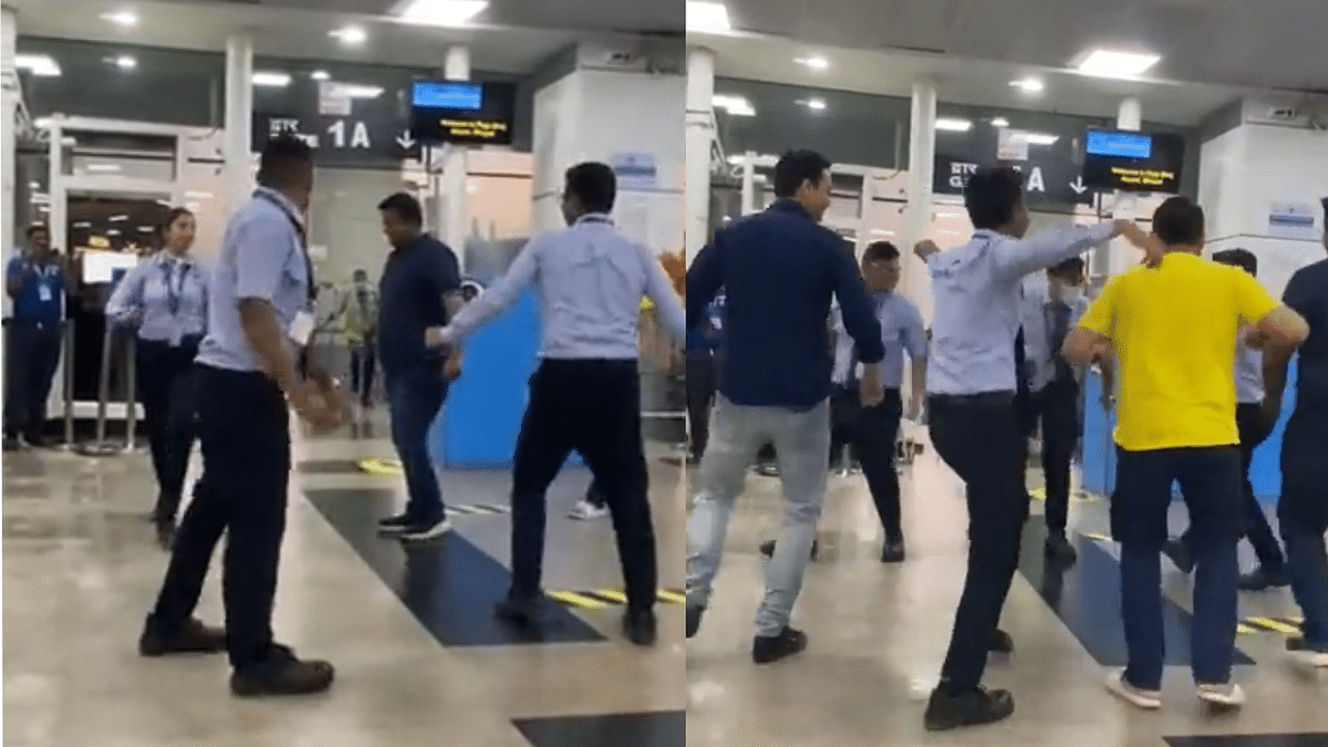 Crew, passengers groove to Garba tunes at Bhopal airport; video goes viral