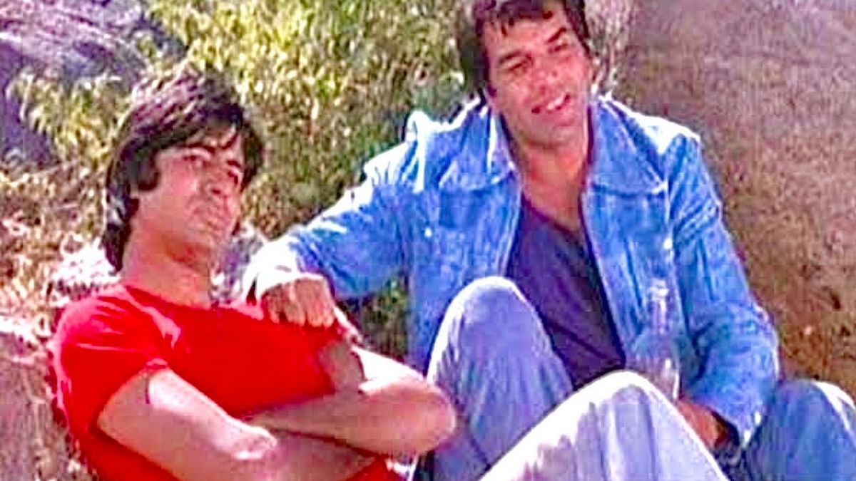 Dharmendra posts picture from Sholay, calls Amitabh Bachchan 'most talented actor'