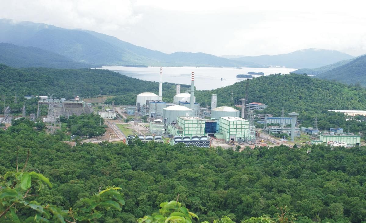 The Kaiga atomic power plant in Uttara Kannada district. 