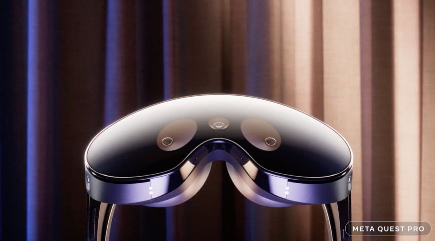 Meta unveils new Quest Pro VR headgear 