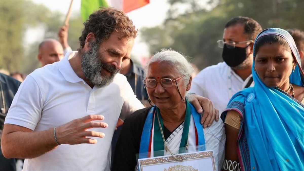 BJP labels Rahul Gandhi 'anti-Gujarat' as activist Medha Patkar joins Bharat Jodo Yatra in Maharashtra