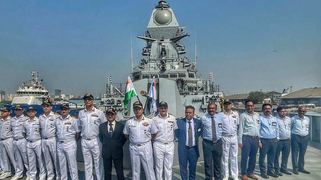 Mormugao delivered to India Navy