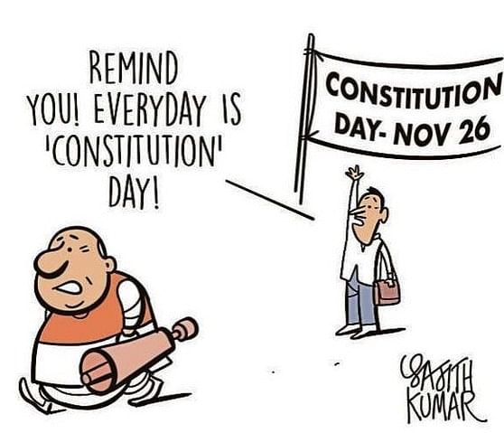 DH Toon | 'Every day is Constitution Day'