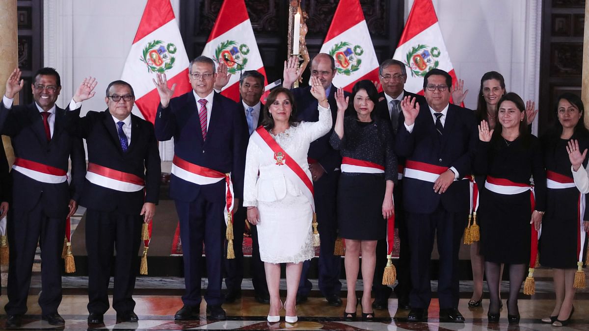Amid protests, Peru's new leader unveils cabinet