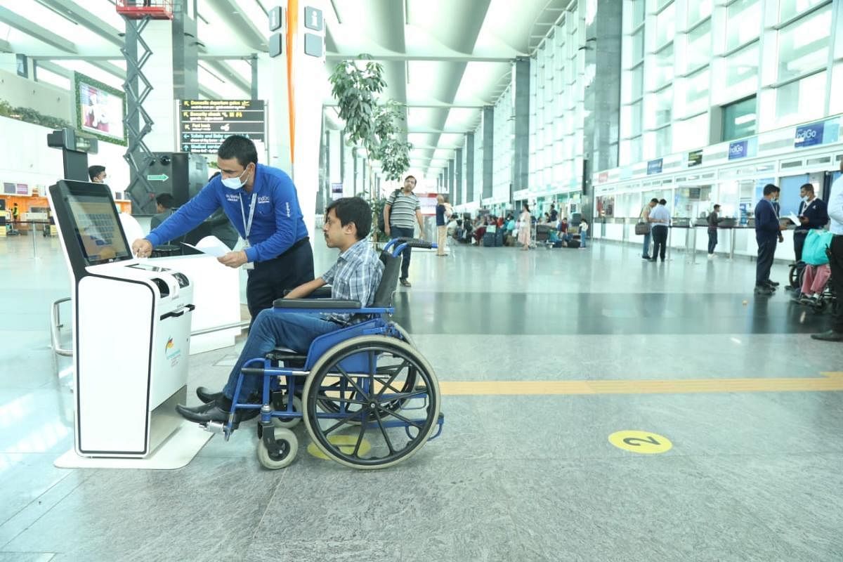 B'luru airport launches facilities for differently abled