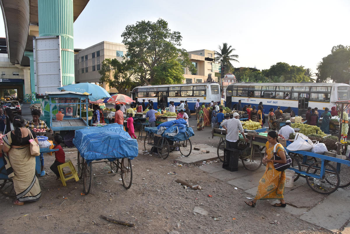 Street vendors near metro station 'illegally' evicted