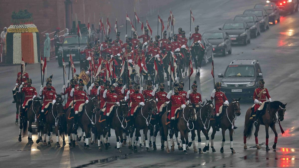 Rains fail to dampen spirit of Beating Retreat as Republic Day celebrations come to end