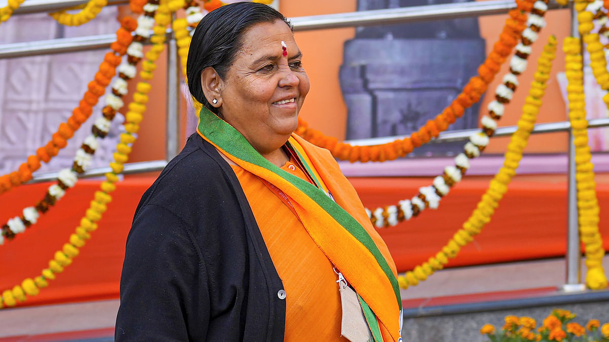 Uma Bharti staying in Bhopal temple to seek stringent liquor policy