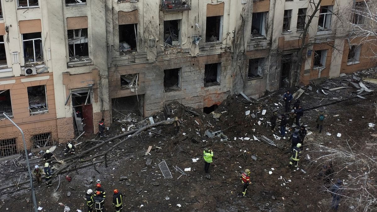 At least five Russian drones strike Kharkiv, regional governor says