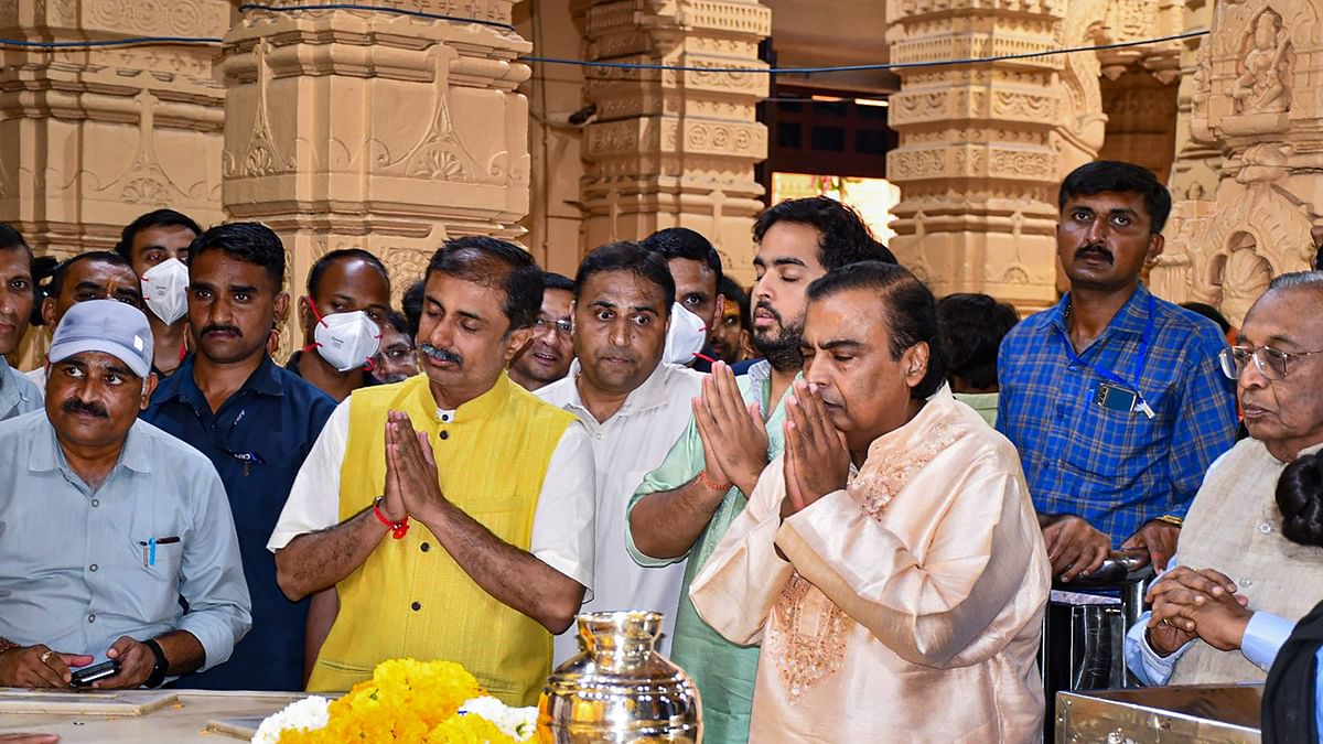 Mukesh Ambani celebrates Mahashivratri at Somnath Temple; donates Rs 1.51cr