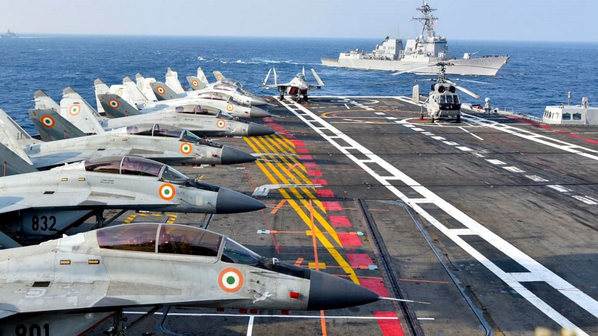 Aircraft carrier INS Vikramaditya back in action after 15-month refit