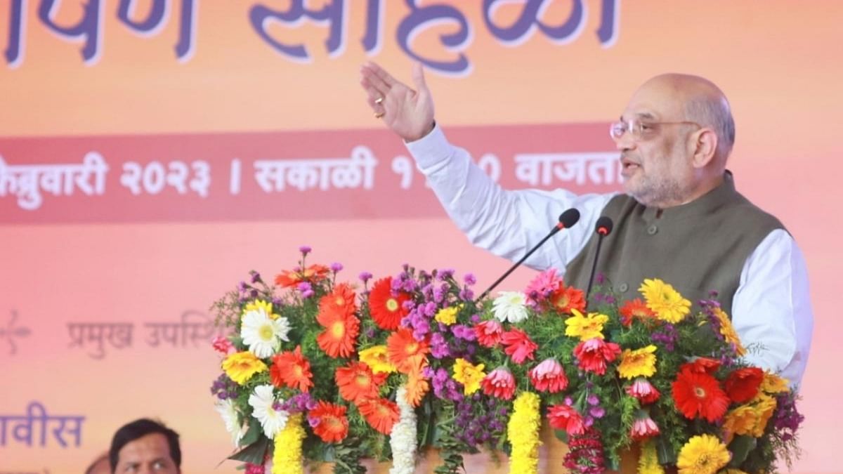 Temples destroyed by foreign invaders were rebuilt by Shivaji Maharaj; Modi taking that work forward: Shah