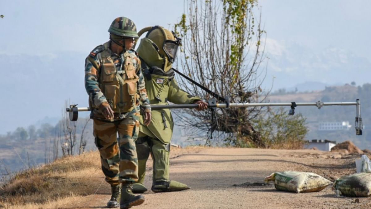 Anti-tank mine detected near international border in Jammu and Kashmir's Samba