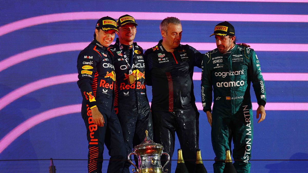 Verstappen wins season-opening Bahrain Grand Prix as Alonso shines