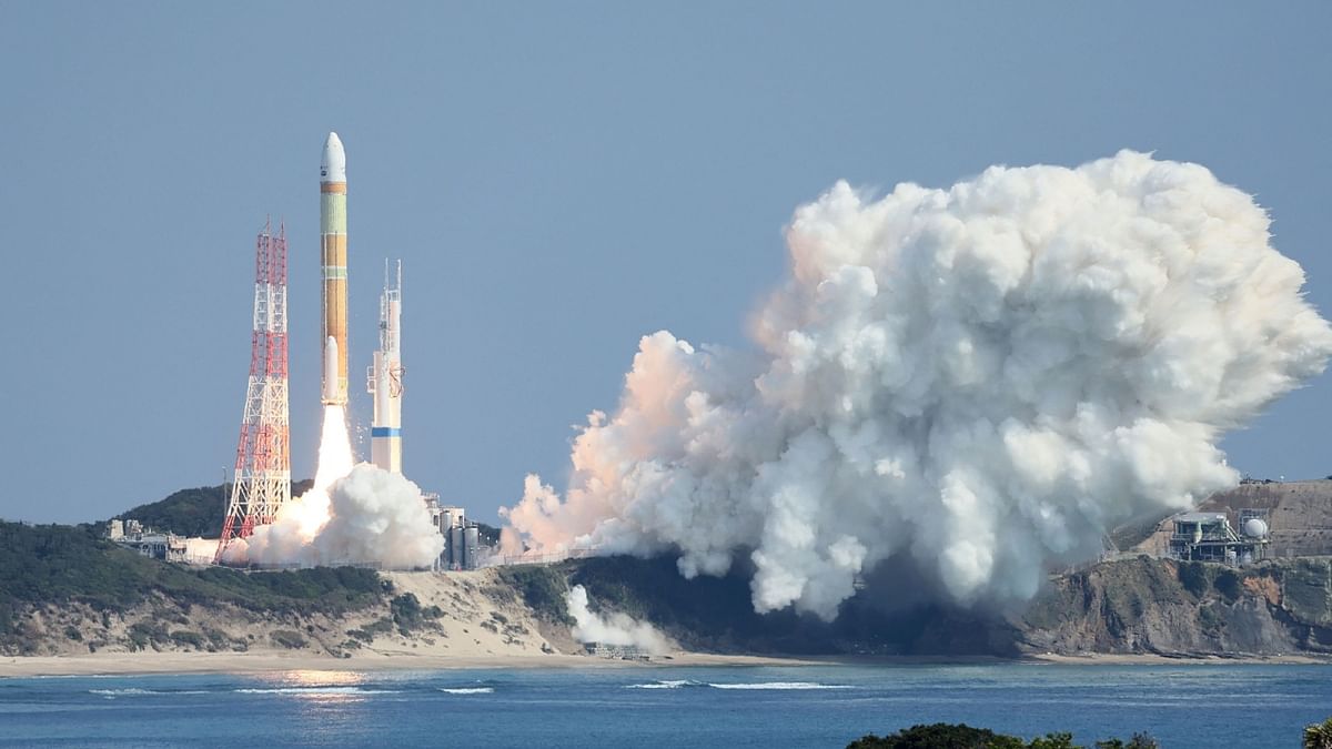 Japan's new rocket self-destructs in space after second-stage engine failure