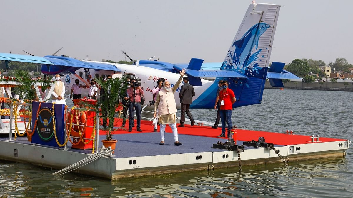 Gujarat govt spent Rs 13 crore on failed seaplane service between Ahmedabad and Kevadia