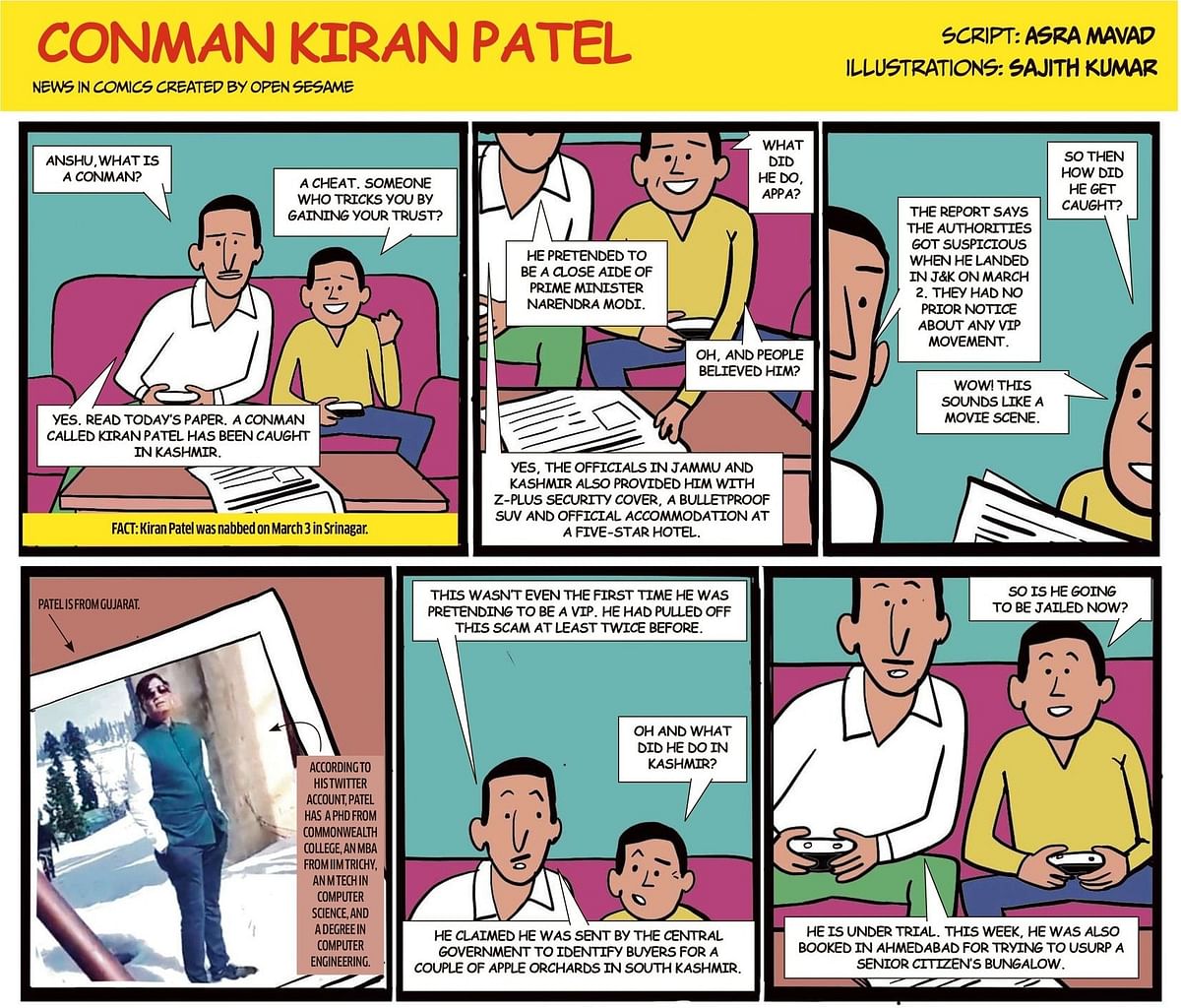 Open Sesame | Conman Kiran Patel