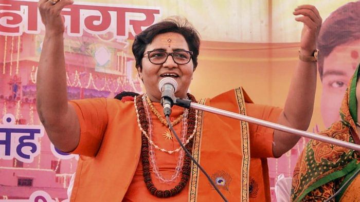 Cong leader calls Pragya Thakur 'terrorist' as she asks Hindus to keep 'sharp' weapons ready