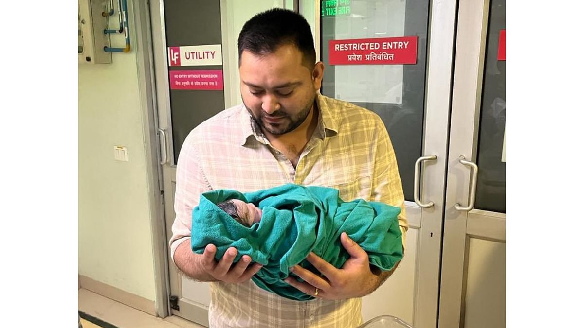 Bihar Deputy CM Tejashwi Yadav, wife blessed with baby girl