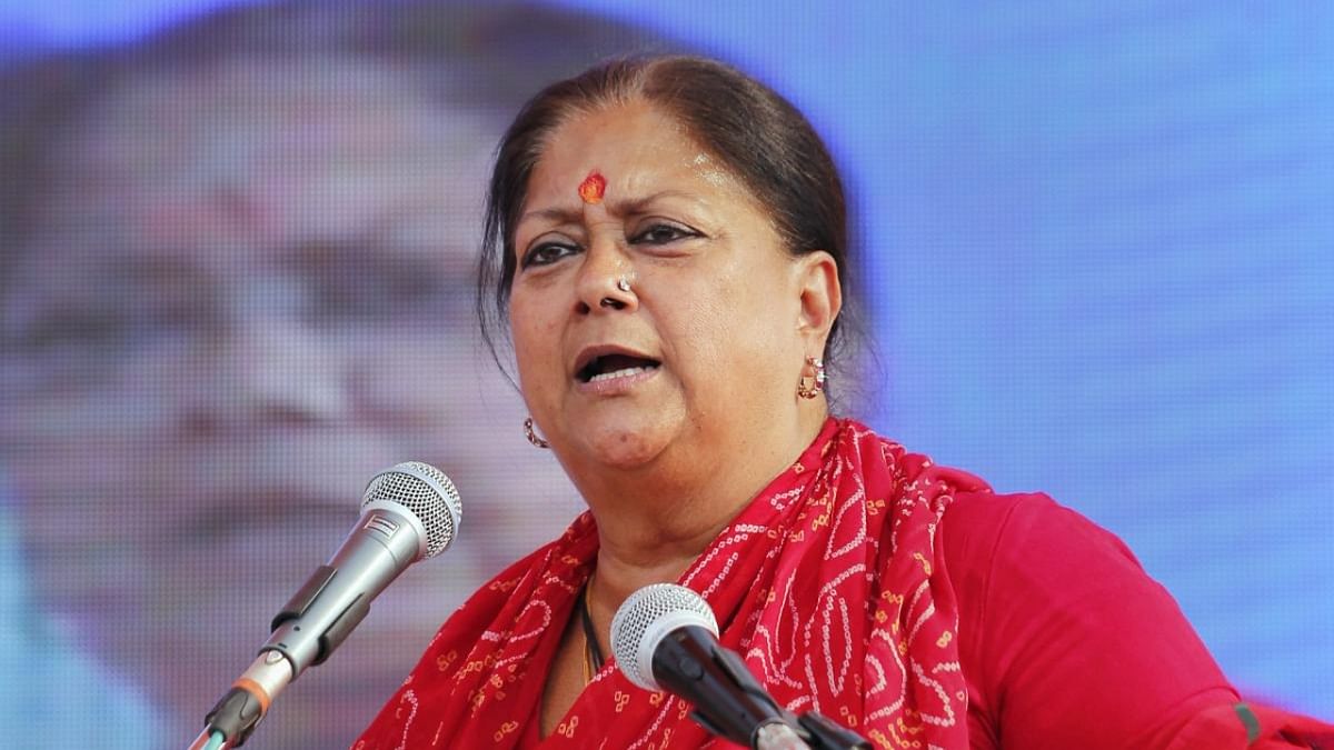 Vasundhara Raje retained in new BJP posters in Rajasthan, Poonia out