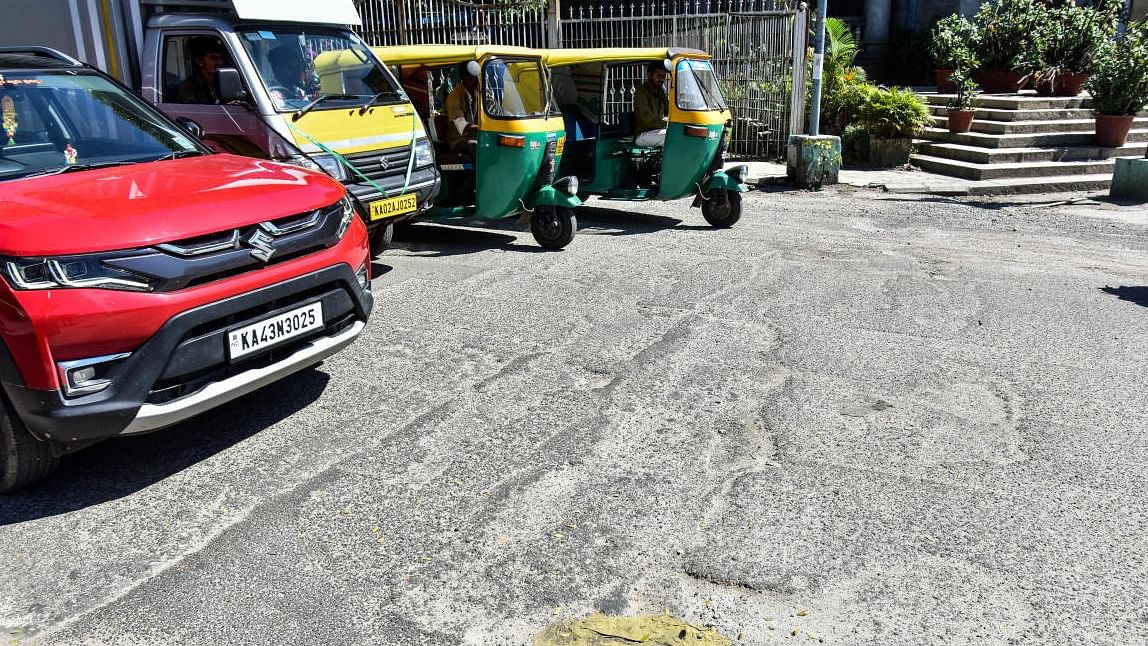 Hastily laid roads show potential for potholes during monsoon in Bengaluru