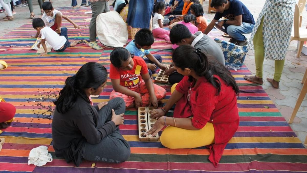 Kids shun screens for traditional games