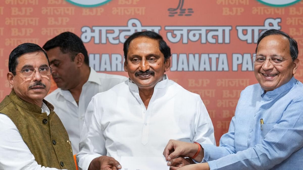 ‘Congress on decline’: Former Andhra Pradesh CM Kiran Kumar Reddy joins BJP