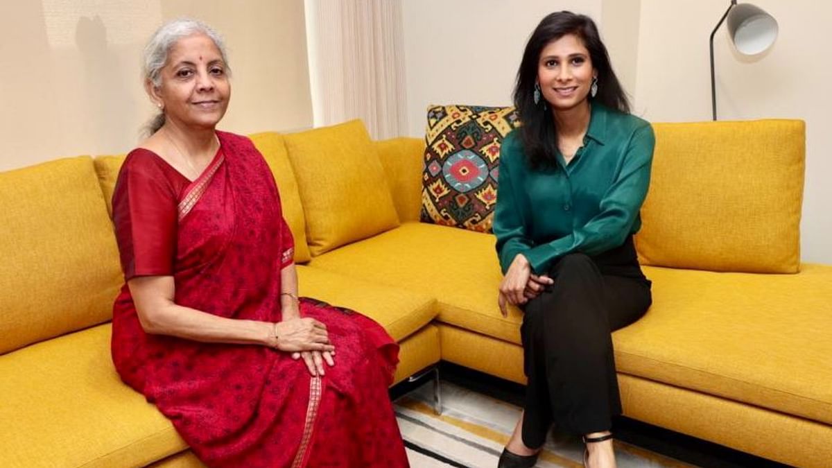 Nirmala Sitharaman, Gita Gopinath meet in US, both discuss debt vulnerabilities