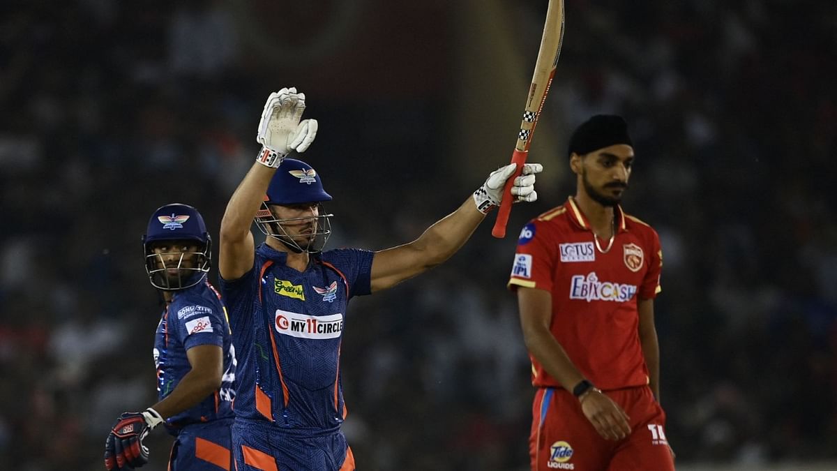 IPL 2023: Stoinis, Mayers' fifties power Lucknow Super Giants to historic 257/5 against Punjab Kings