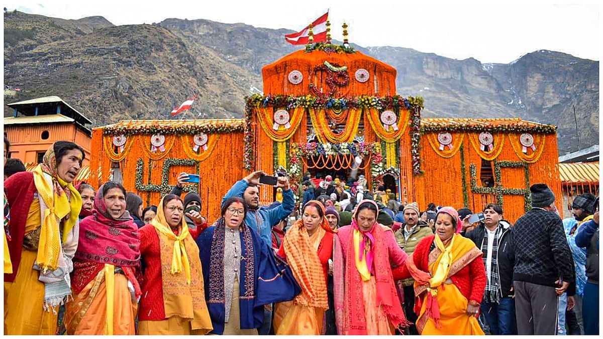 QR codes for donation appear near Badrinath, Kedarnath; temple committee files complaint