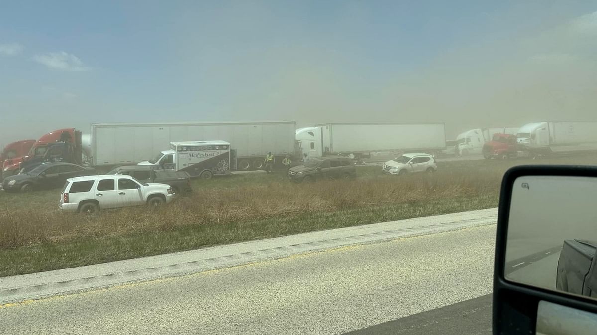 Six killed in massive 100-car pileup in US after dust storm