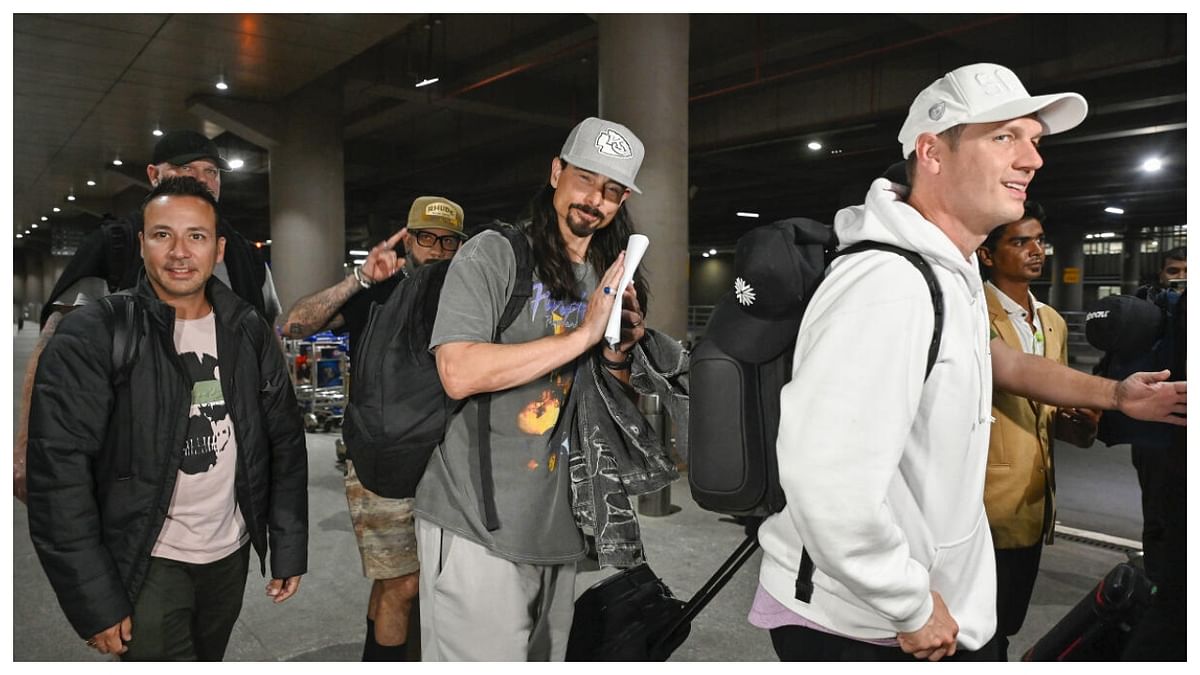 American band Backstreet Boys lands in Mumbai, paparazzi do a repeat of NMACC
