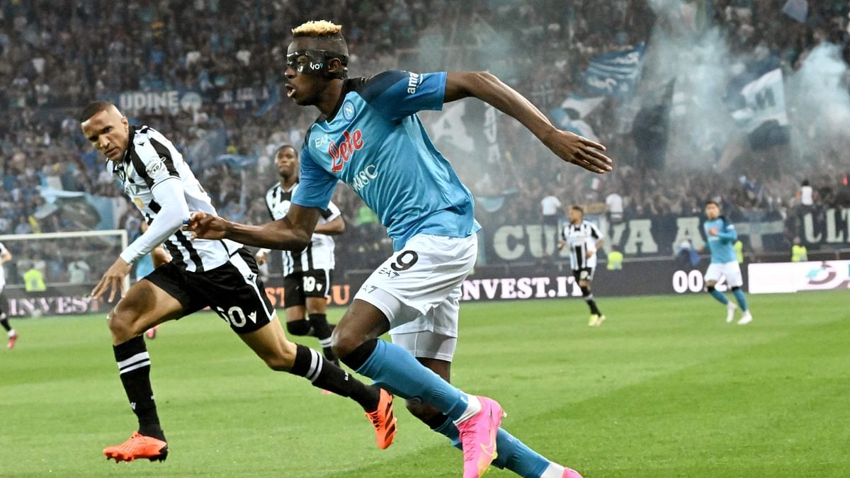 Napoli crowned Serie A champions after 33 years after 1-1 draw with Udinese